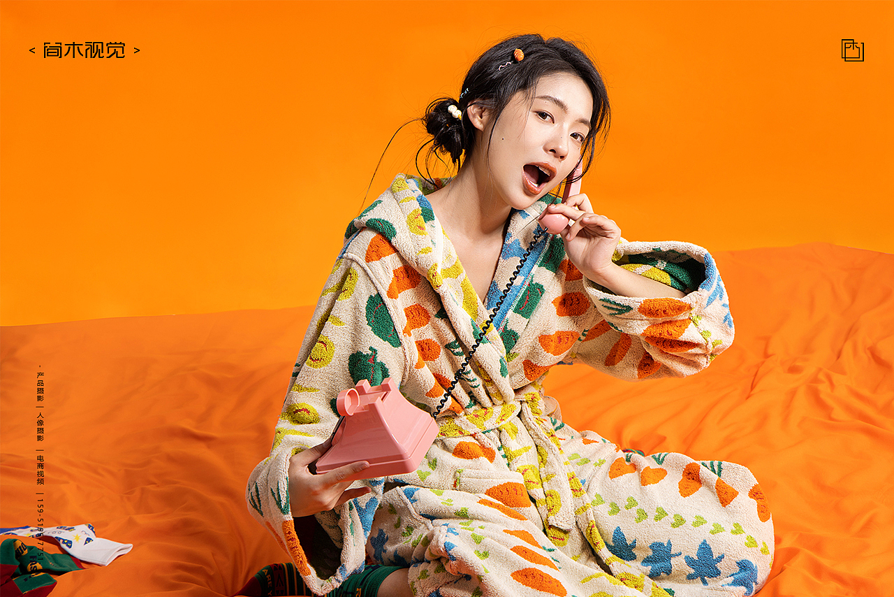 家居服丨简木视觉 女士睡衣女装服饰 商业人像平面摄影