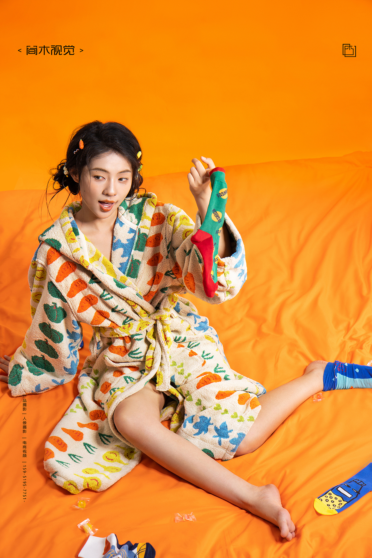 家居服丨简木视觉 女士睡衣女装服饰 商业人像平面摄影