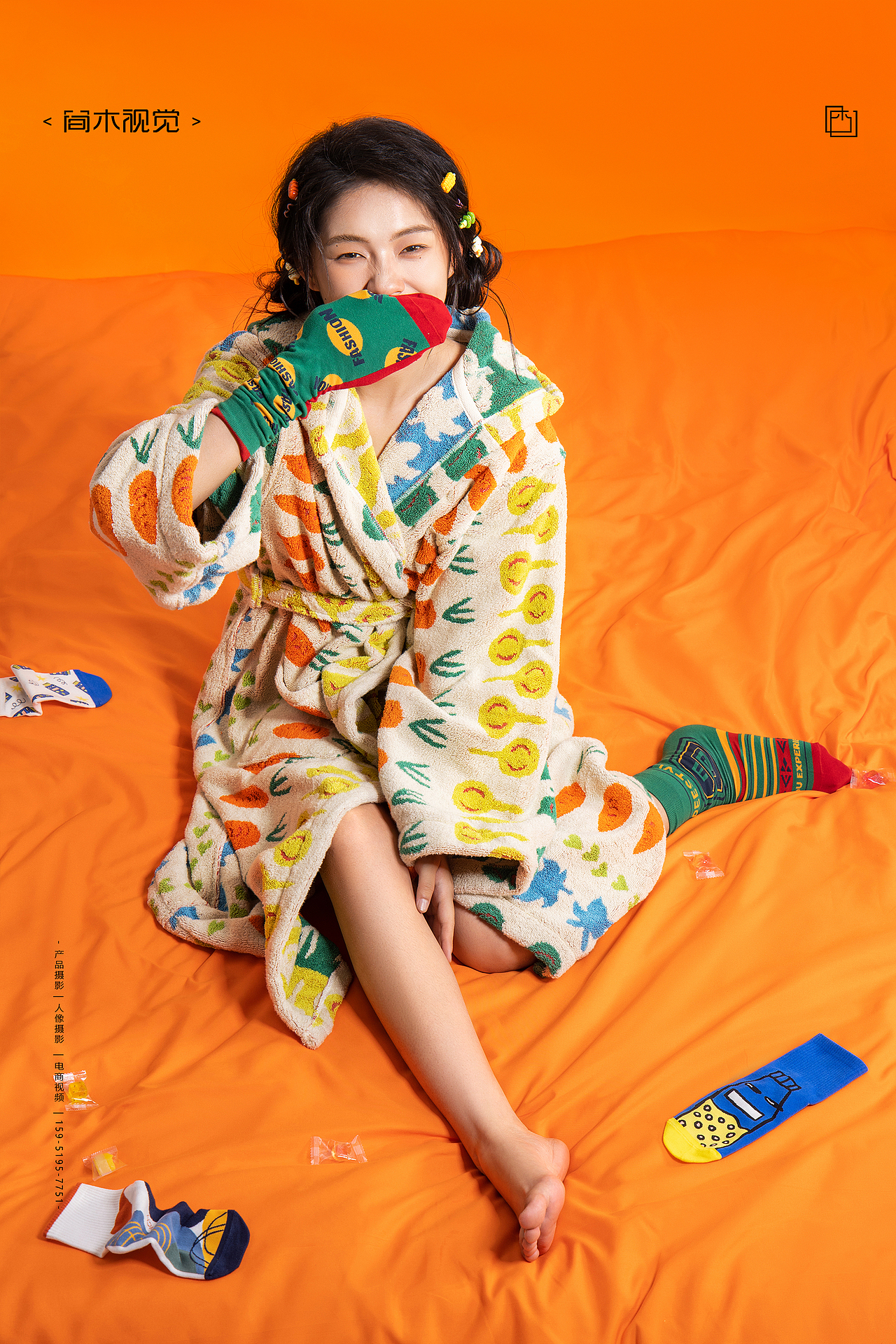 家居服丨简木视觉 女士睡衣女装服饰 商业人像平面摄影