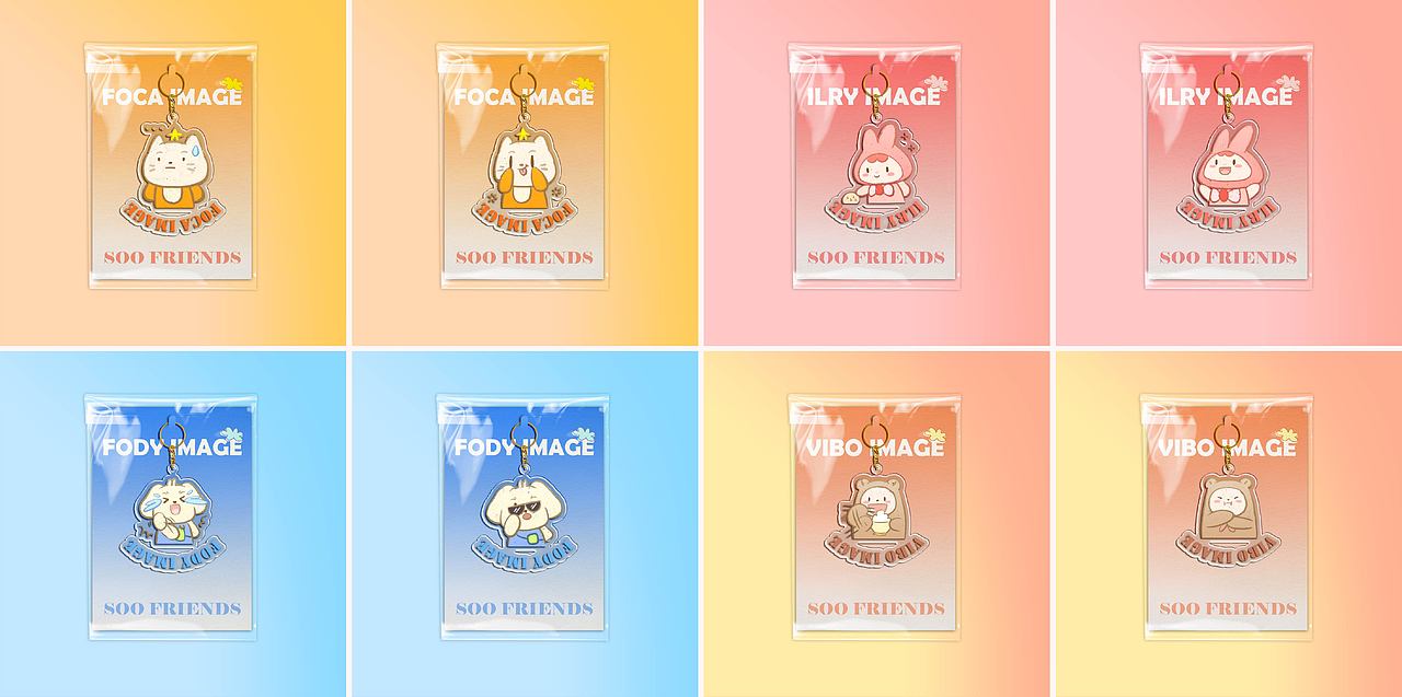 Soo Friends | 组合IP形象设计（图ZMzcyNzk0NjI4） - IP形象 - 站酷设计师illumia原创素材 - 站酷ZCOOL