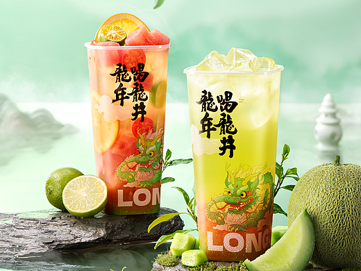 视频+平面拍摄 | 柚见鲜茶 龙井系列饮品整体视觉制作
