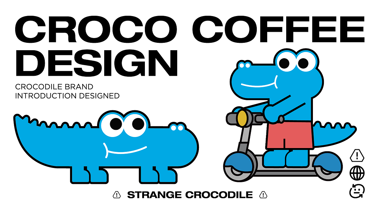 CrocoCoffee Brand Design/哒鳄咖啡-餐饮品牌设计（图ZMzcyODEwMDc2） - 品牌 - 站酷设计师35_Design原创素材 - 站酷ZCOOL