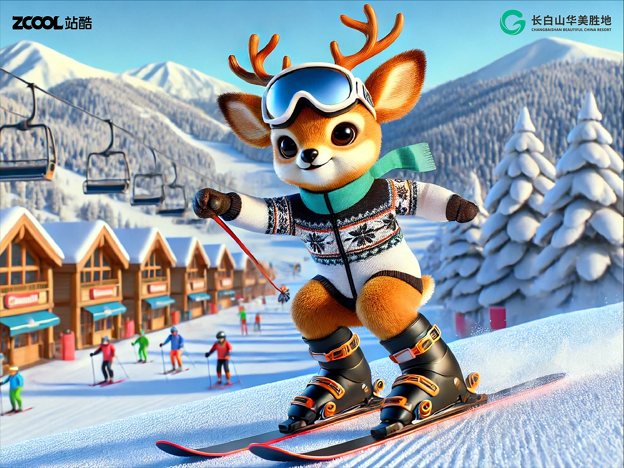 动物们的度假天堂 长白山华美胜地