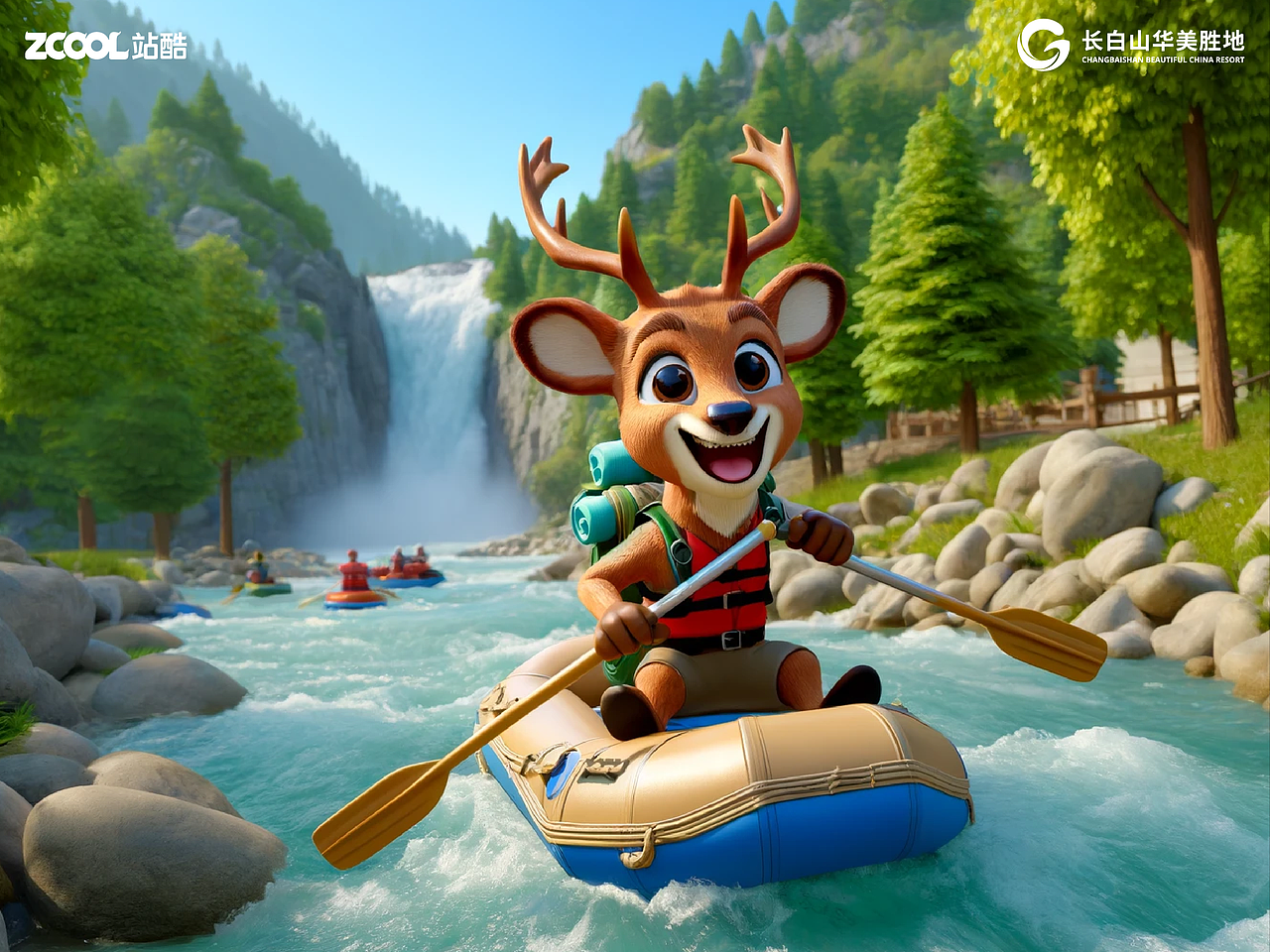 动物们的度假天堂 长白山华美胜地