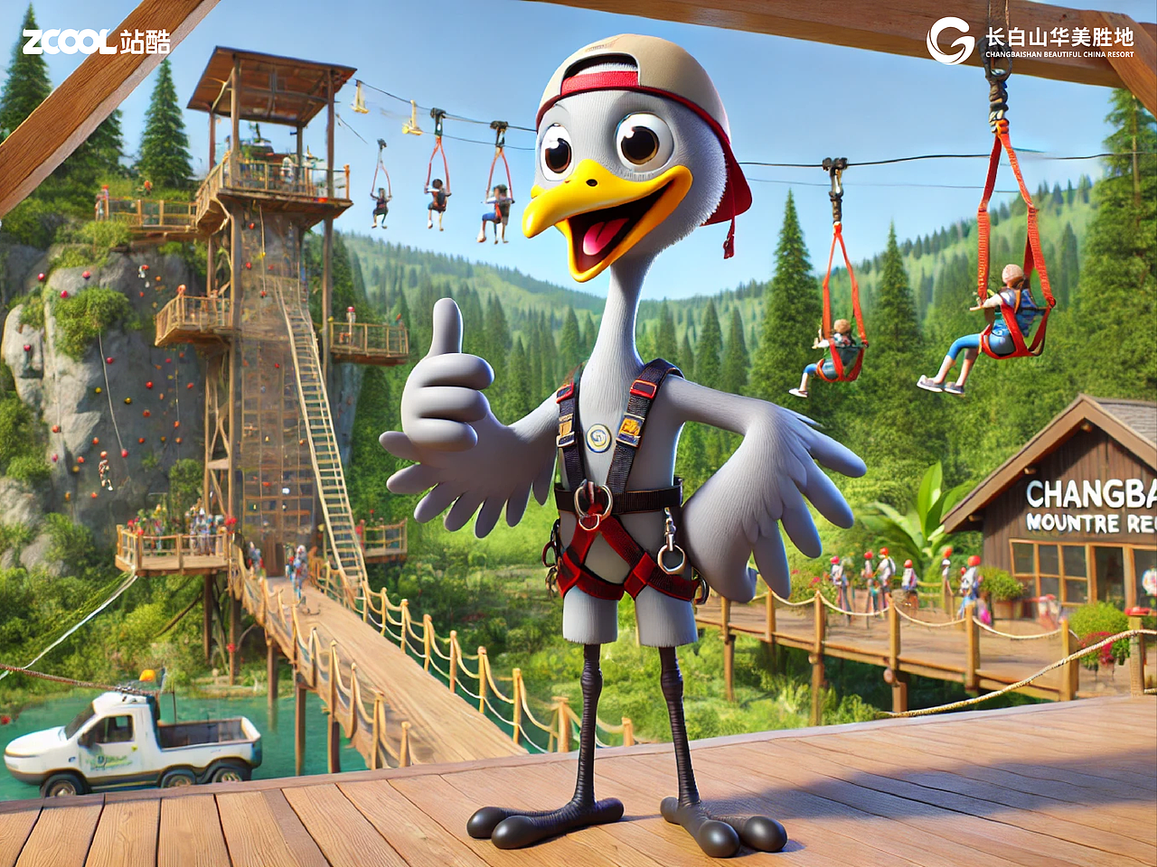 动物们的度假天堂 长白山华美胜地