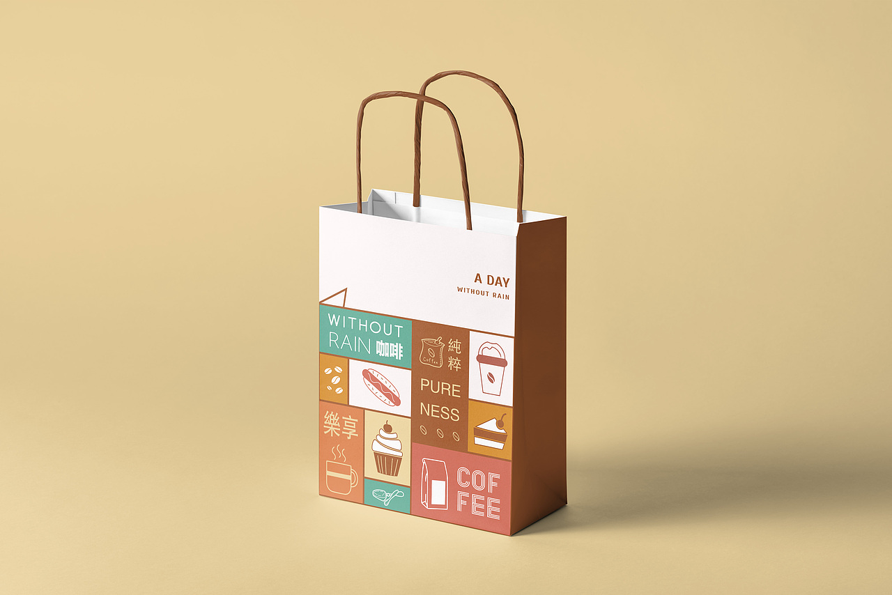 雨過添晴丨咖啡店原創(chuàng)LOGO設(shè)計(jì)及VI設(shè)計(jì)（圖ZMzcyODM1Mjky） - Logo - 站酷設(shè)計(jì)師初壹拾伍品牌設(shè)計(jì)原創(chuàng)素材 - 站酷ZCOOL