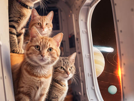 人生一刻——带崽上太空！