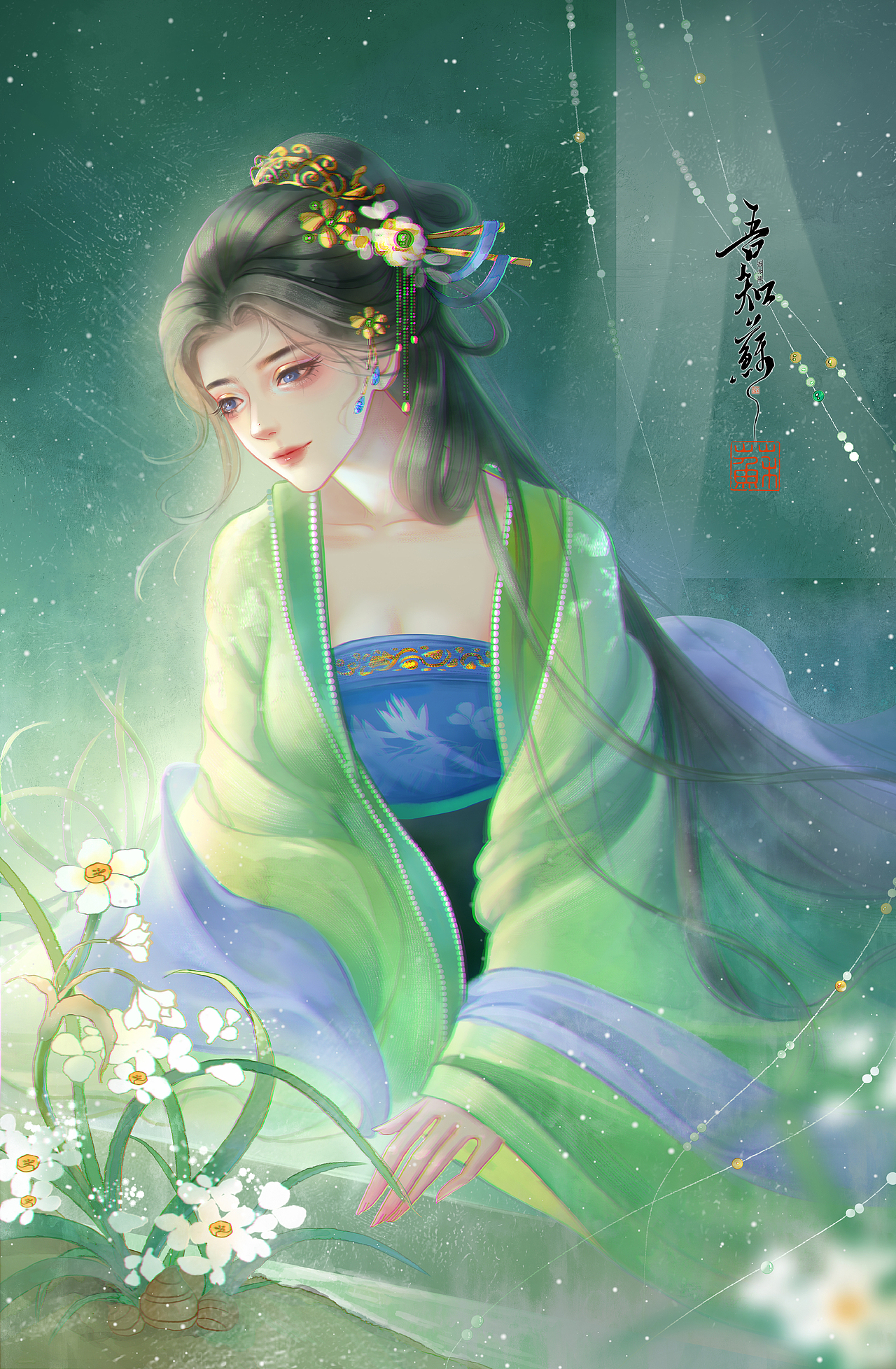 花仙系列（图ZMzcyODQ4MDAw） - 商业插画 - 站酷设计师吾知苏原创素材 - 站酷ZCOOL