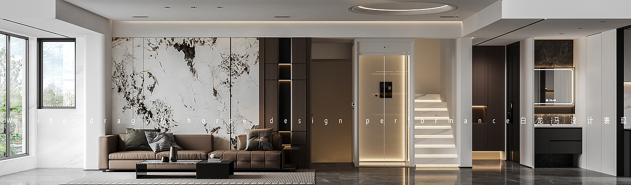 现代轻奢——白龙马效果（图ZMzcyODQ5MDEy） - 家装设计 - 站酷设计师一只小娄娄原创素材 - 站酷ZCOOL