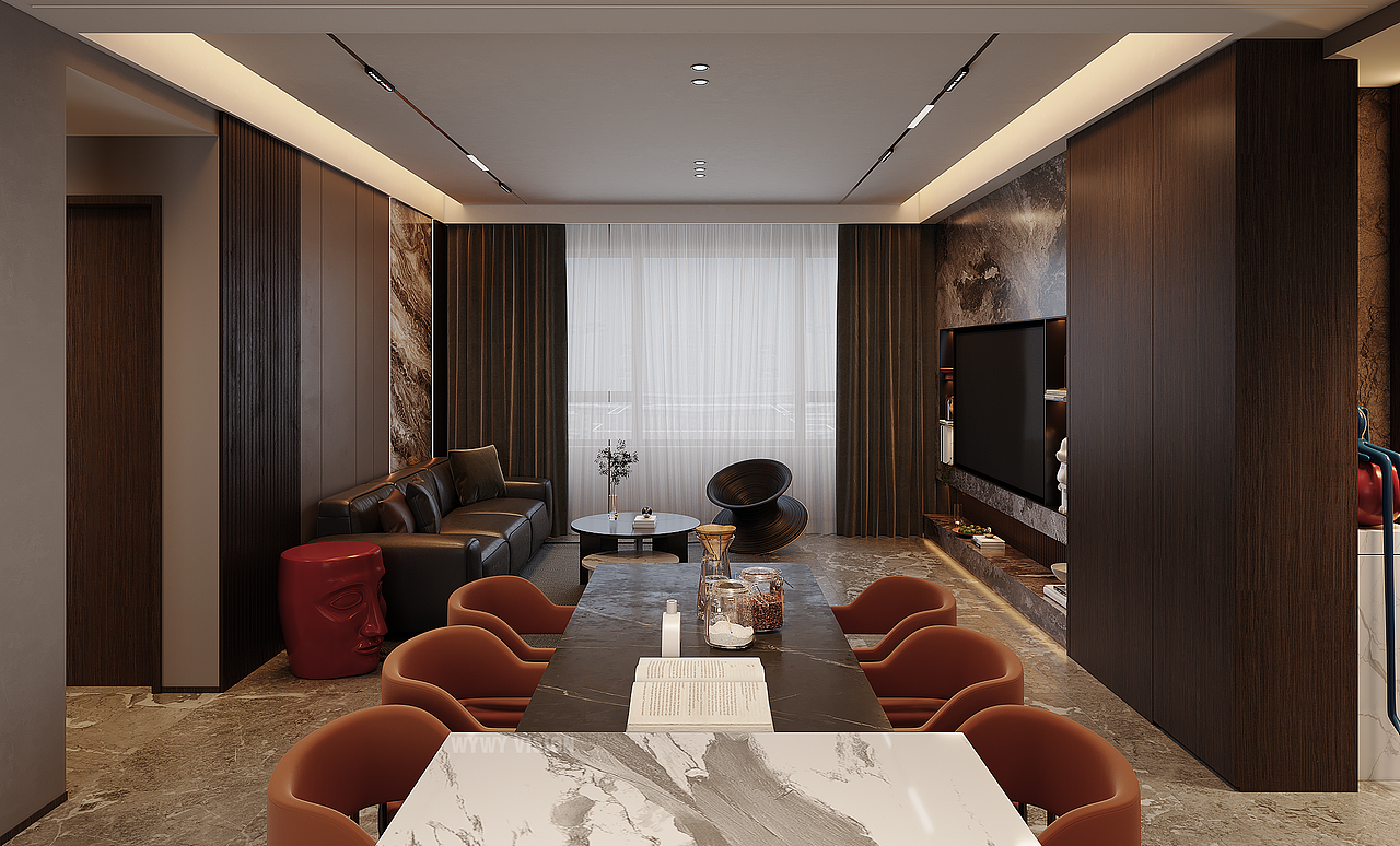 现代 · 黑胡桃丨效果表现