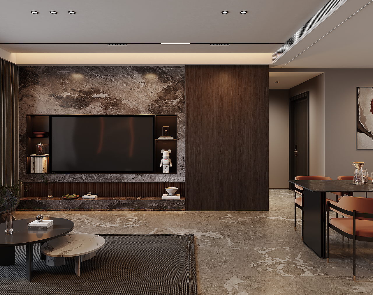 现代 · 黑胡桃丨效果表现