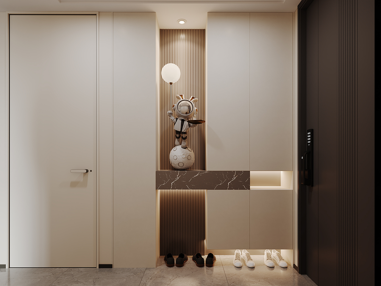 家装-入户玄关柜怎么设计好看（图ZMzcyODUyMDE2） - 家装设计 - 站酷设计师柒柒效果图原创素材 - 站酷ZCOOL