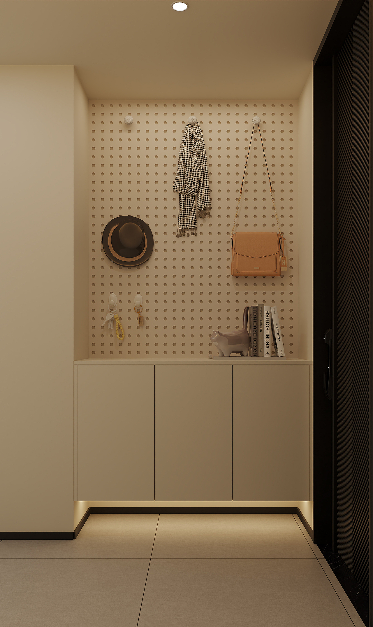 家装-入户玄关柜怎么设计好看（图ZMzcyODUyMDIw） - 家装设计 - 站酷设计师柒柒效果图原创素材 - 站酷ZCOOL