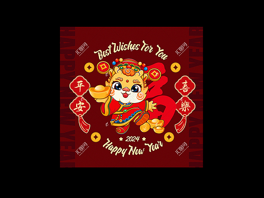 龙年窗花