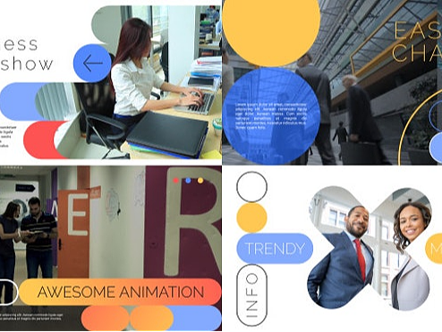 PR模板|创意时尚公司企业产品业务宣传动画片头开场