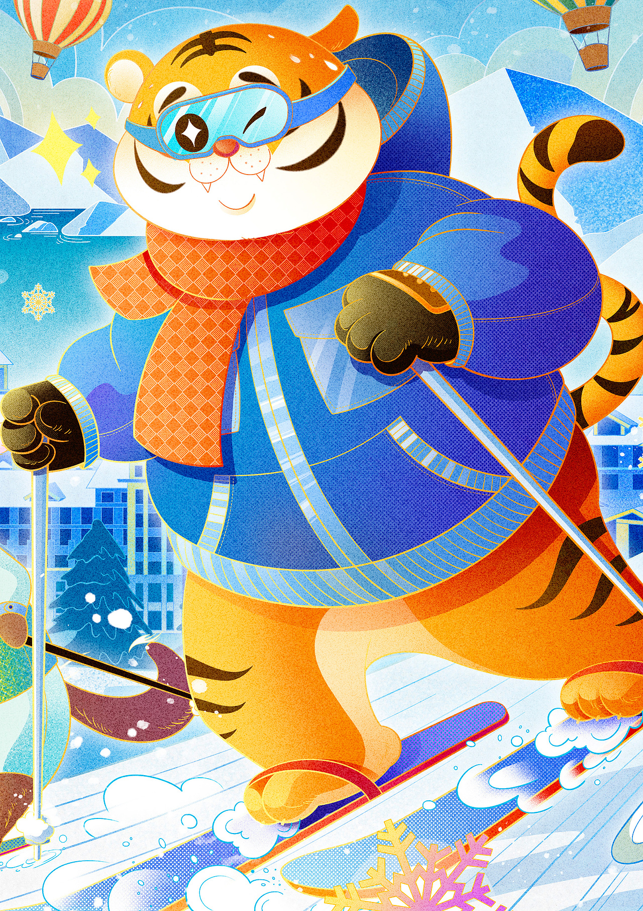 长白山创意海报设计——【冬日狂欢曲】（图ZMzcyODYwNzg0） - 海报 - 站酷设计师Akira不加糖原创素材 - 站酷ZCOOL