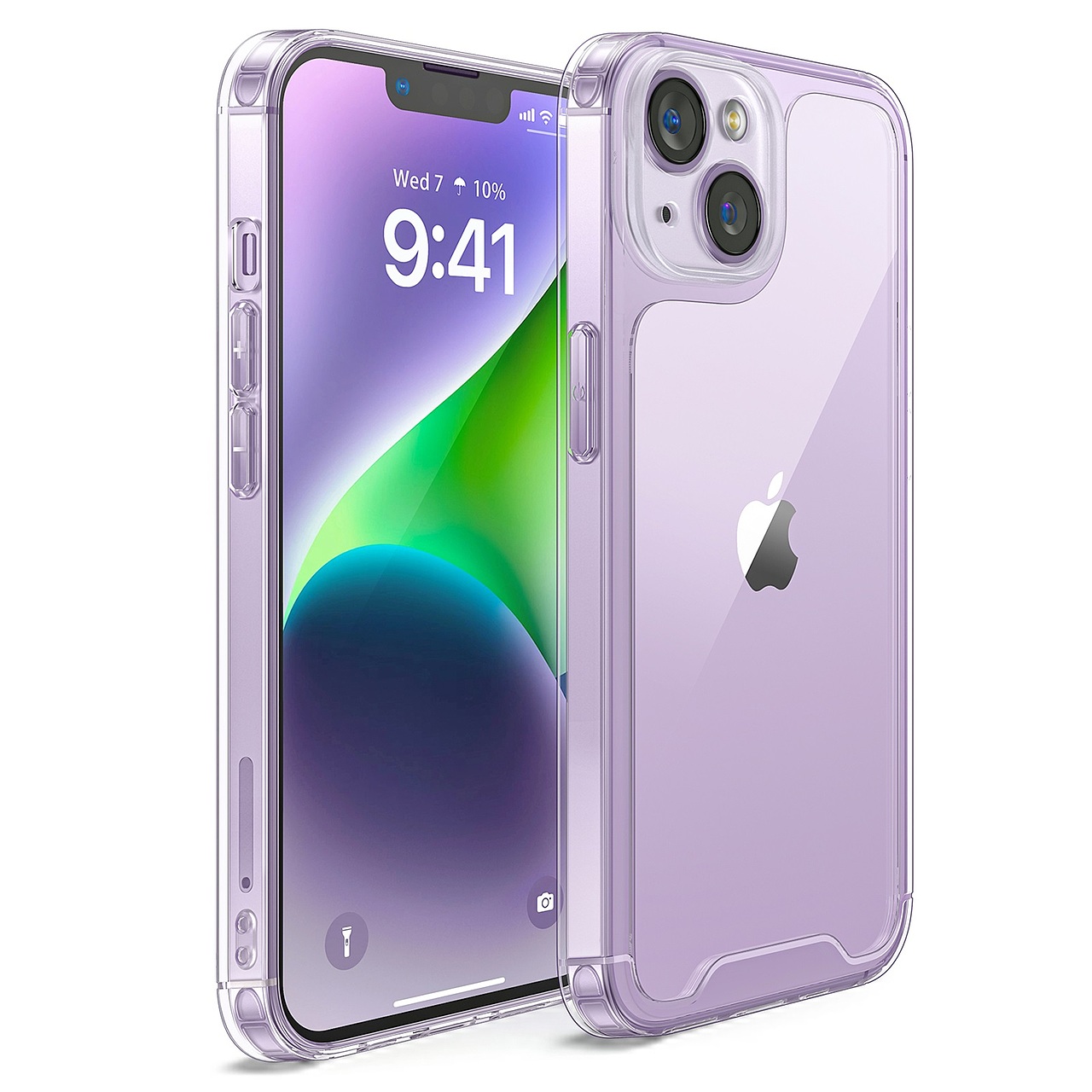 透明iPhone手机壳产品渲染