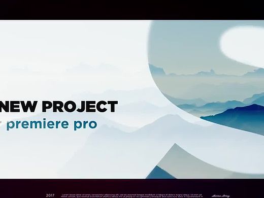 PR模板|时尚创产电美丽几何形状摘要标题动画开场