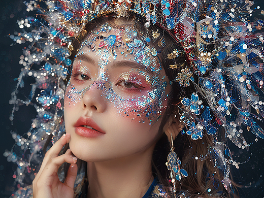 当国风戏曲遇上亮片妆容——传统文化的新时代表达