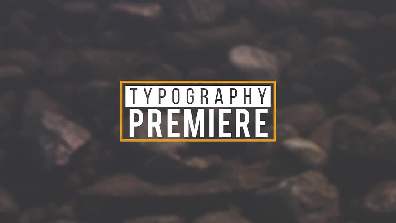 PR模板|独特设计精彩动画排版字幕标题展示广告电影