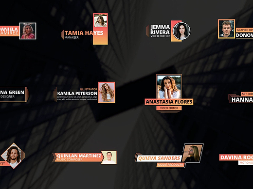 PR模板|简约设计独特动态流畅动画效果标题包展示活动