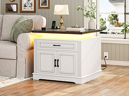 美式风格大边桌