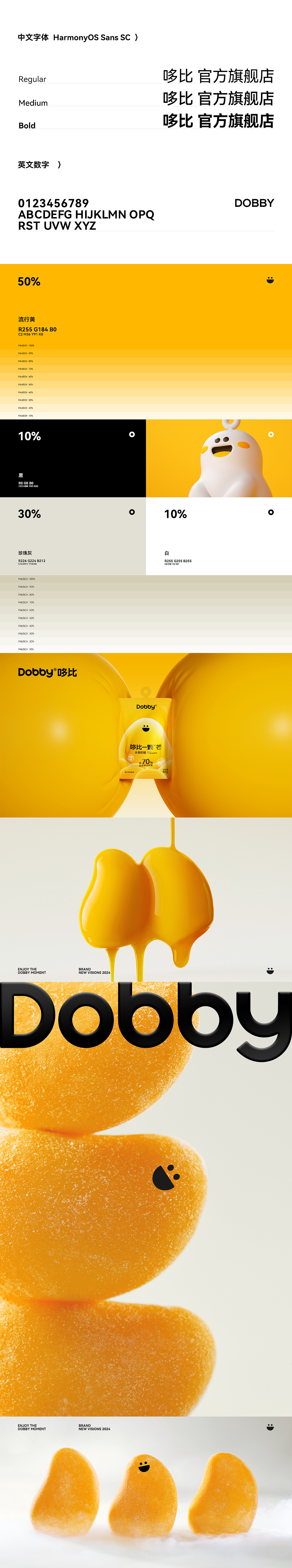 汤臣杰逊 X Dobby哆比-水果软糖|品牌超级体系视觉