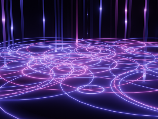 Blender3.3制作霓虹灯涟漪效果