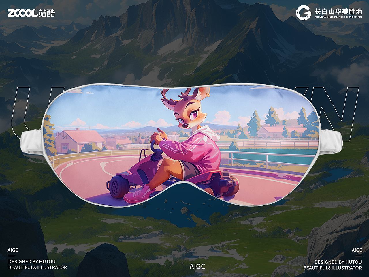 探索未知：重新发现长白山华美胜地的奇妙之旅（图ZMzcyODg3NTA0） - 海报 - 站酷设计师虎头吖原创素材 - 站酷ZCOOL