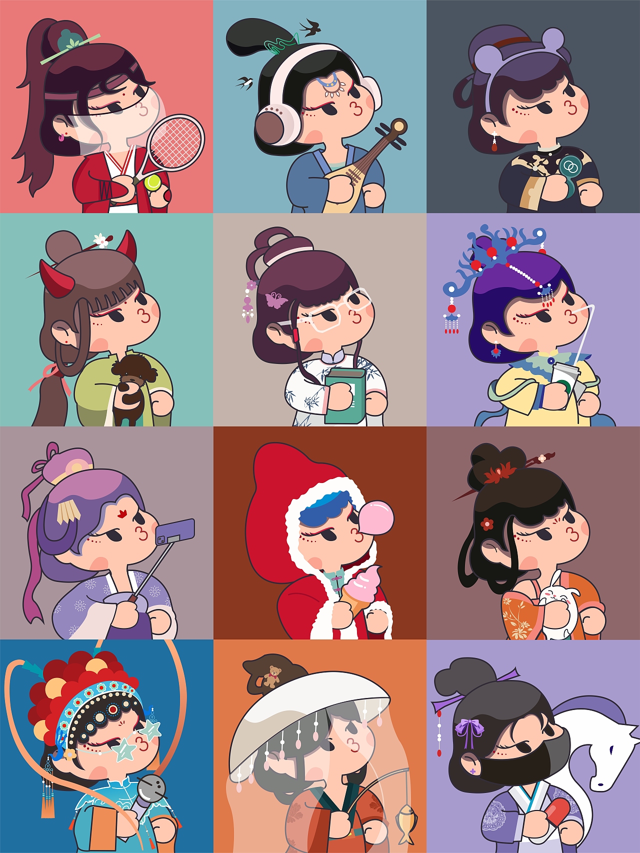 原创人物IP创作--莫小鱼 