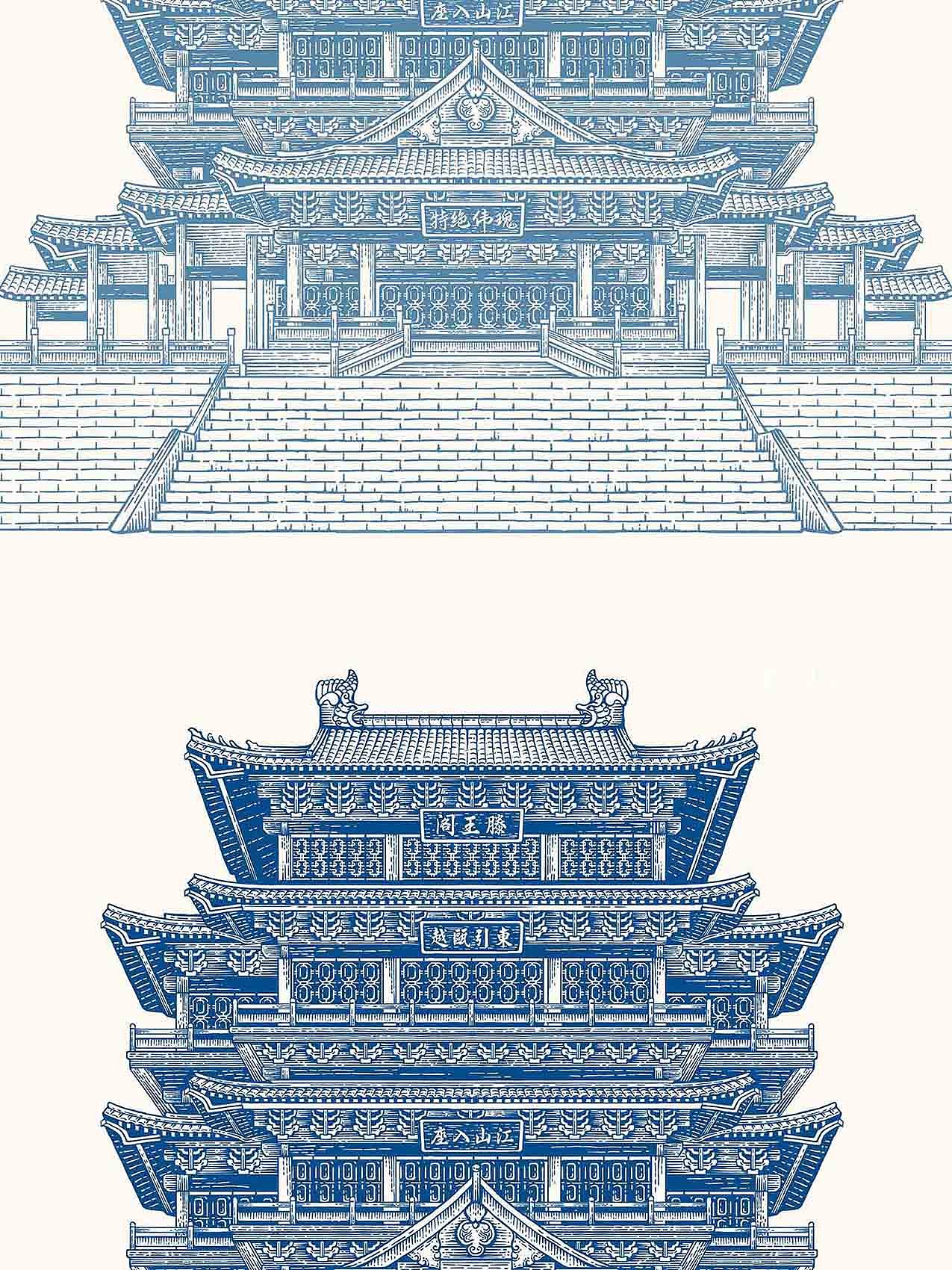 版画|旅游景点建筑文创插画（图ZMzcyODkzNDk2） - 创作习作 - 站酷设计师橙禾CHENGHE原创素材 - 站酷ZCOOL