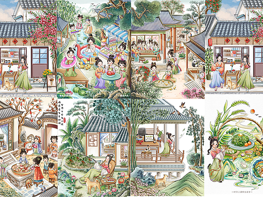 近期古风日常小趣事插画合集一