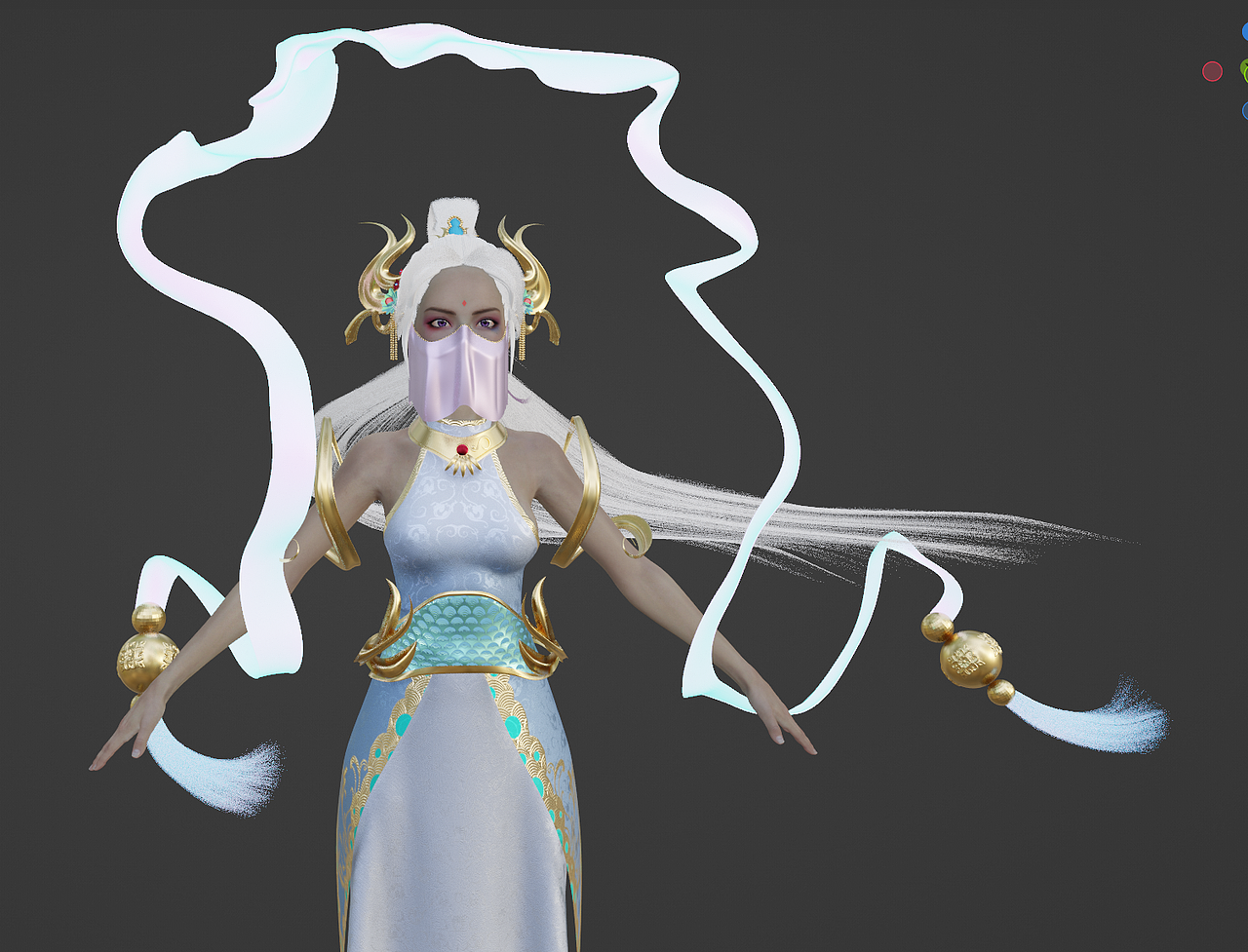 blender原创角色 eevee加cycles双渲染