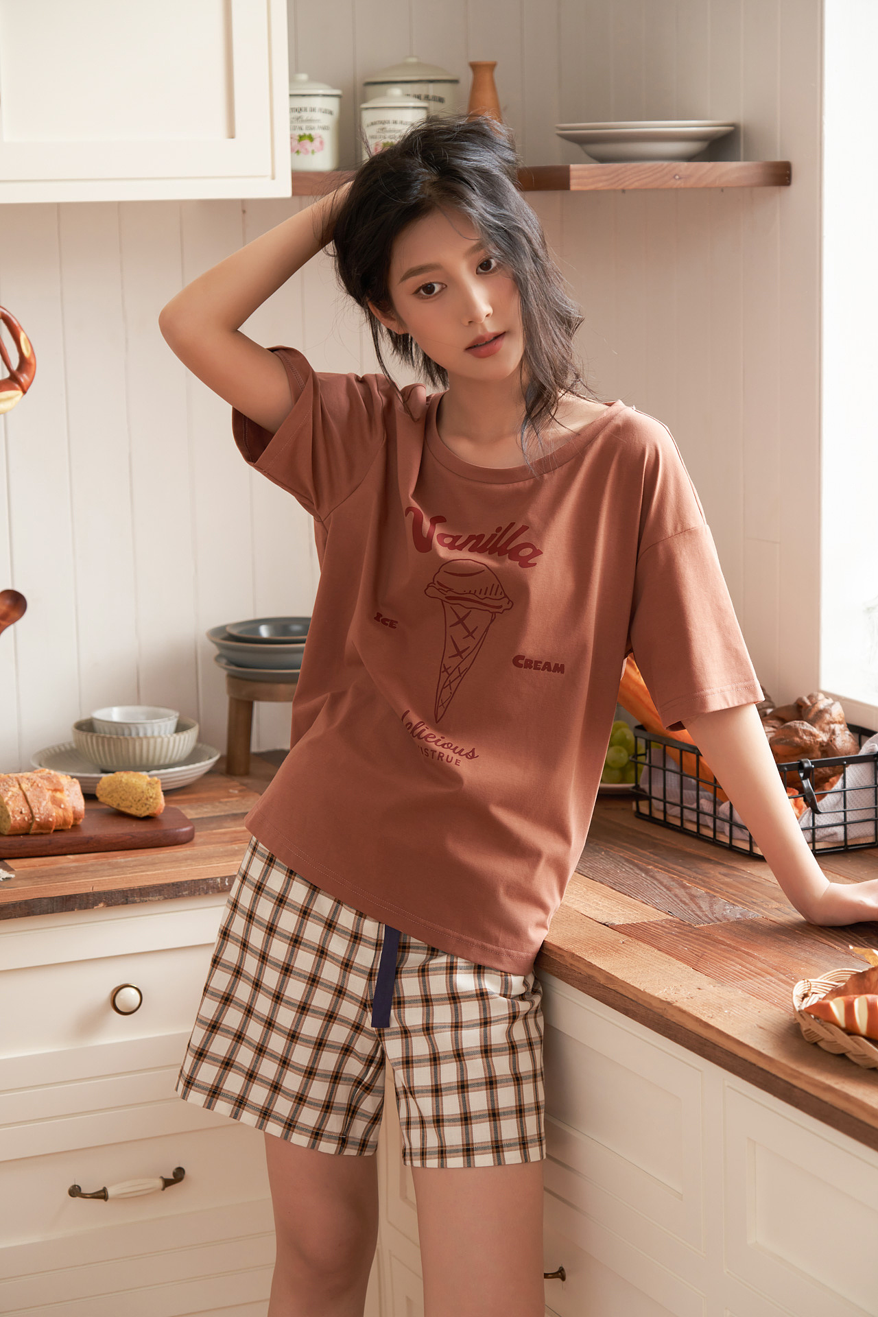 卜奈 家居服 服装拍摄 模特拍摄 春夏拍摄 案例