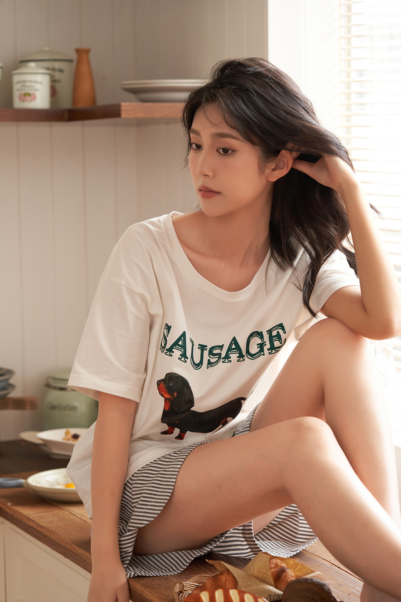 卜奈 家居服 服装拍摄 模特拍摄 春夏拍摄 案例