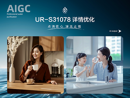 AIGC助力 | 沁园 UR-S31078 详情页优化