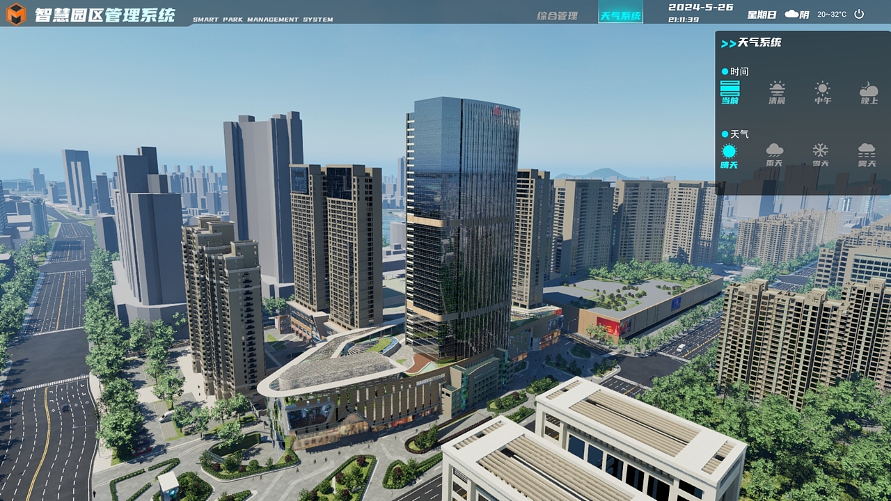 数字孪生智慧城市可视化系统