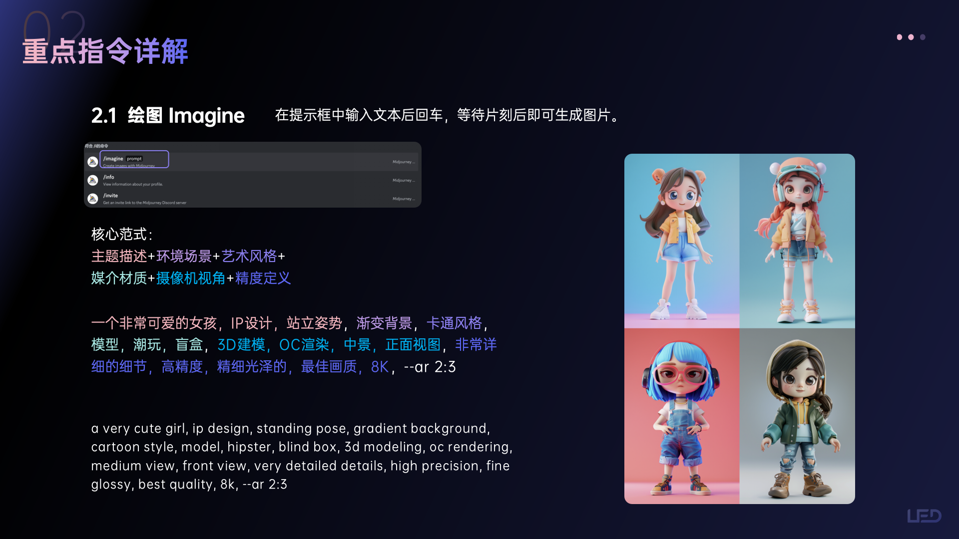 Midjourney指令详解及案例（图ZMTQ4NDMwMTY=） - 教程 - 站酷设计师小魔女4376原创素材 - 站酷ZCOOL