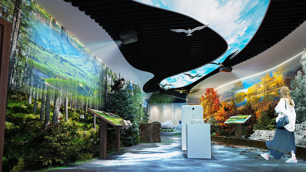 案例·自然 | 宁夏南华山国家保护区科普宣教中心（图ZMzcyOTI5NDI0） - 展陈设计 - 站酷设计师简策创意原创素材 - 站酷ZCOOL