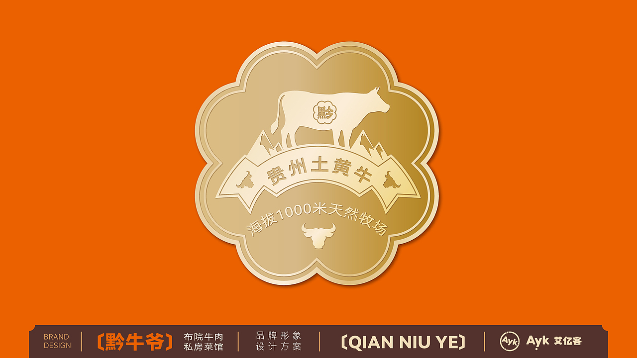 黔牛爷 潮汕牛肉火锅餐饮品牌logo设计 潮汕牛肉火锅（图ZMzcyOTM3NTI0） - Logo - 站酷设计师艾亿客原创素材 - 站酷ZCOOL