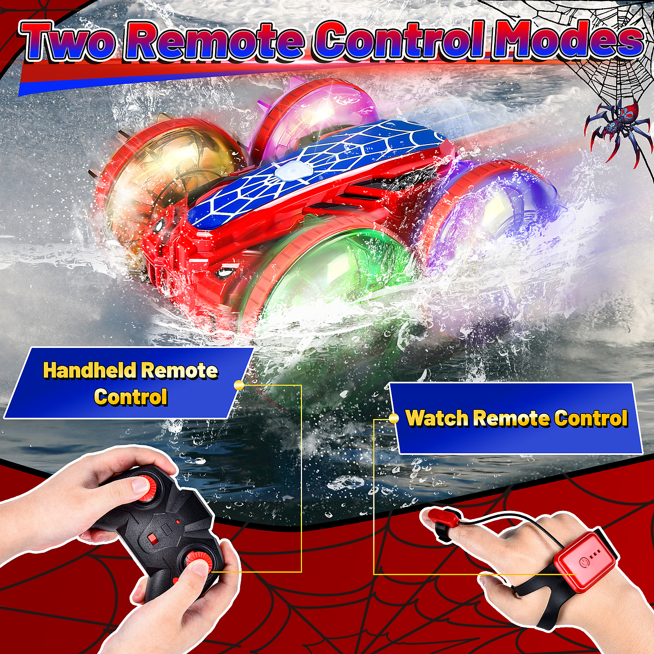 蜘蛛侠水陆车（主图+A+）（图ZMzcyOTUyNzQ0） - 玩具 - 站酷设计师卡卡匹诺曹原创素材 - 站酷ZCOOL