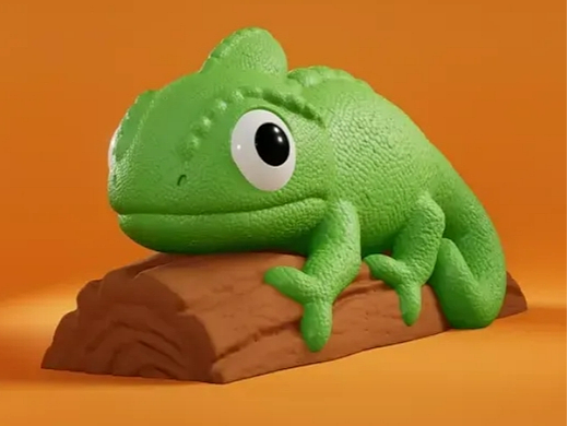 多色一体打印变色龙（个人主页-ZNjkwNDE5NjA=） - 人物/生物 - 站酷设计师高水平建设原创素材 - 站酷ZCOOL