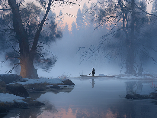 冬季（個人主頁-ZNjkwNDQzMTI=） - AI作品 - 站酷設(shè)計師LycheeX原創(chuàng)素材 - 站酷ZCOOL