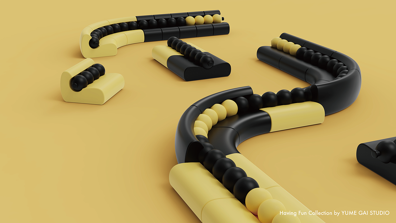 『Sixinch x YUMEGAI』戴珍珠项链的沙发（图ZMzcyOTg1MzQ0） - 生活用品 - 站酷设计师YUME设计工作室原创素材 - 站酷ZCOOL