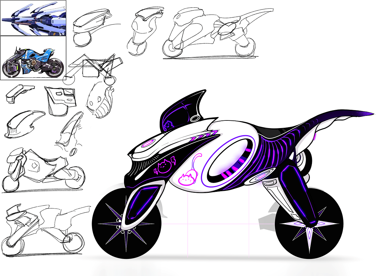 击电奔星-电动摩托车外观设计（图ZMzcyOTkwNTY4） - 交通工具 - 站酷设计师酷酷奶酪棒原创素材 - 站酷ZCOOL