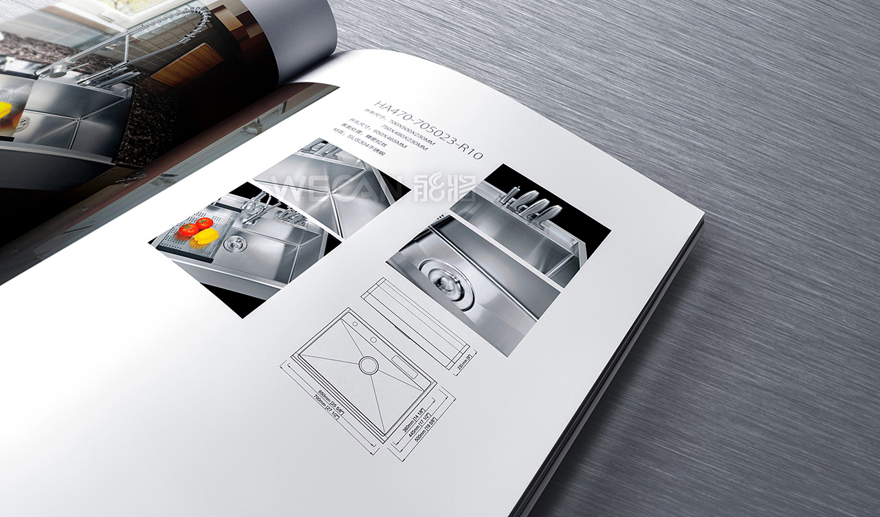厨具画册|水槽画册设计|不锈钢餐具画册|厨房用品画册