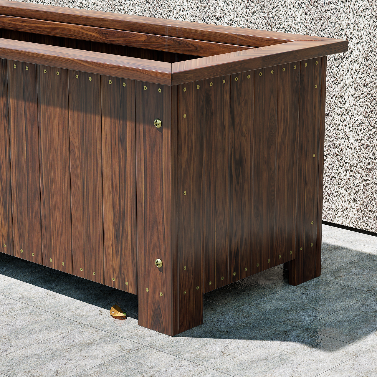 防腐木喷漆花盆,公司的一些渲染,d5+su做的