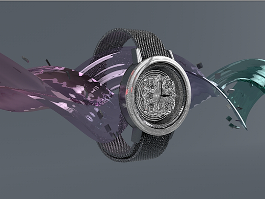 C4D+AE 手表 透明材质渲染（个人主页-ZNjkwNDczNTY=） - 场景 - 站酷设计师李设在努力原创素材 - 站酷ZCOOL