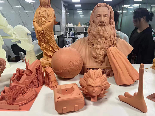 3d打印不同材料产品