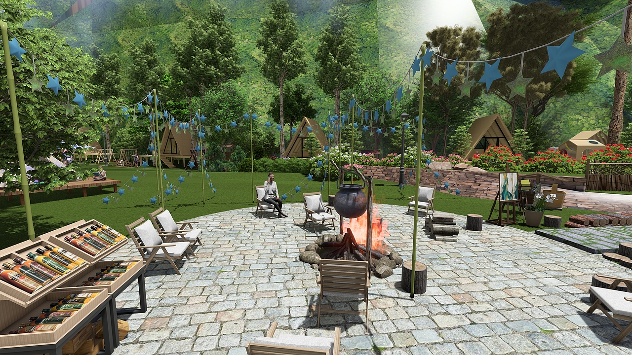 宿营地规划设计（图ZMzczMDIwMzgw） - 景观设计 - 站酷设计师弘辉原创素材 - 站酷ZCOOL